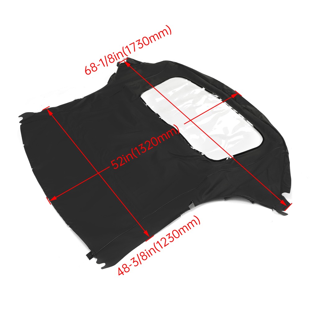Convertible Soft Top Plastic Window Replace For Porsche Boxster 986 1997-2002