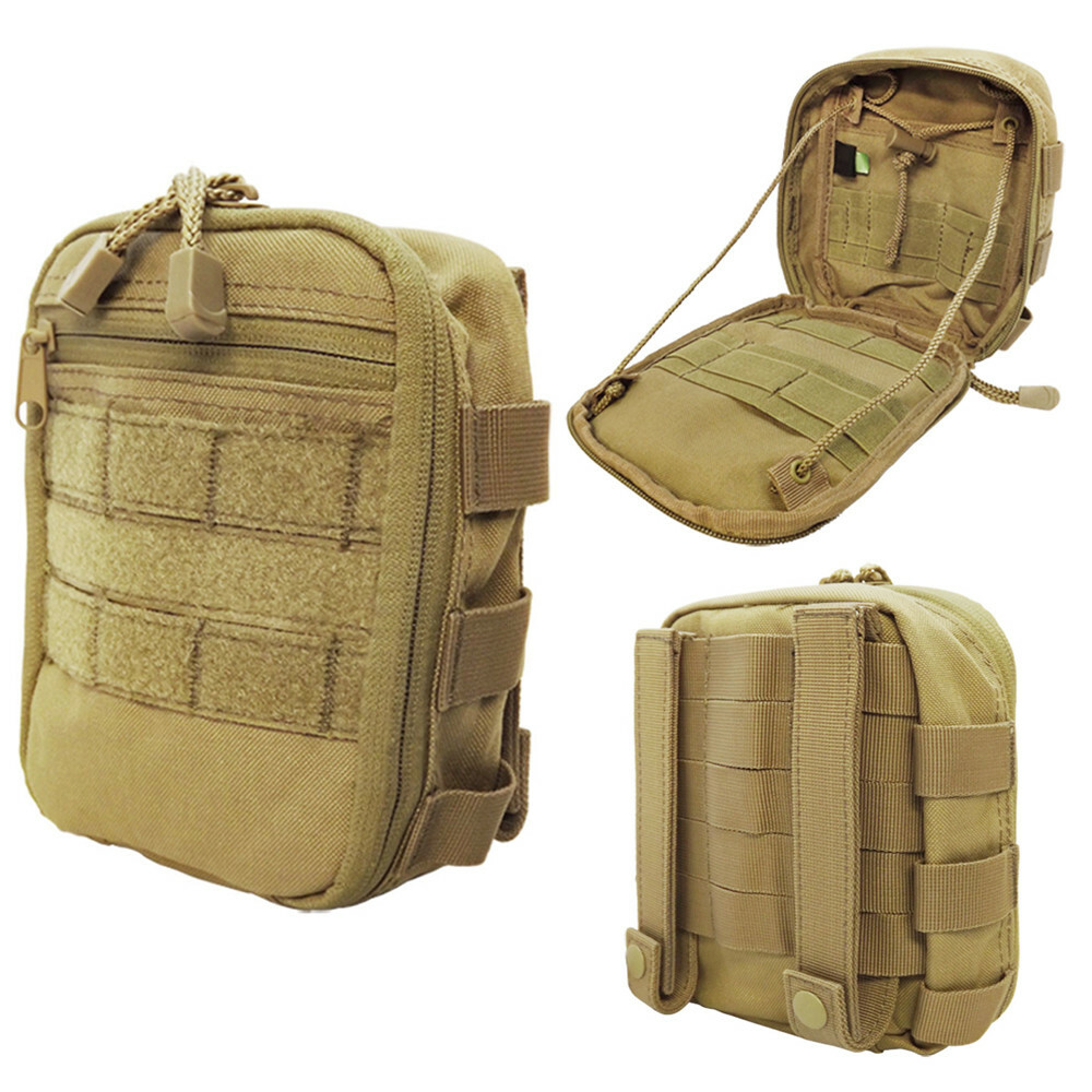 Utility Side Kick Pouch Utility Pouch Tactical Molle Pouch - Tan