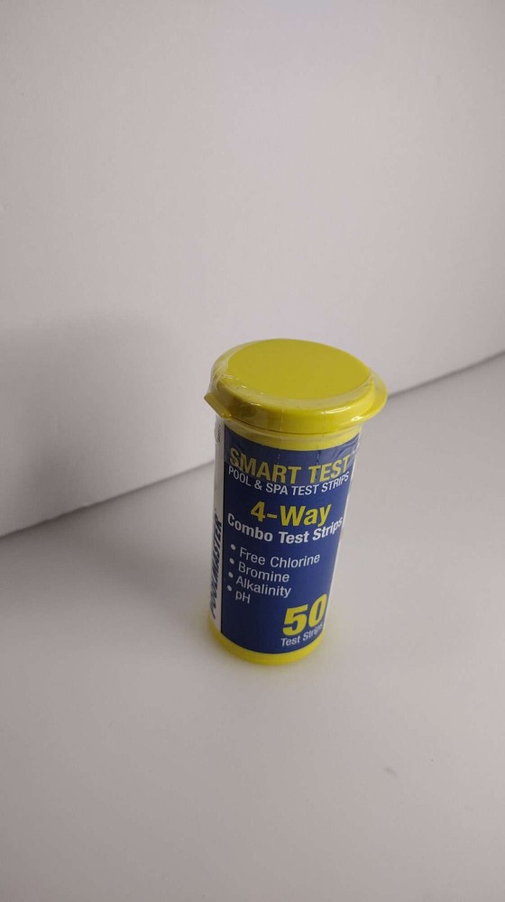 Poolmaster Smart Test 4-Way Pool and Spa Test Strips - 50Ct Sealed