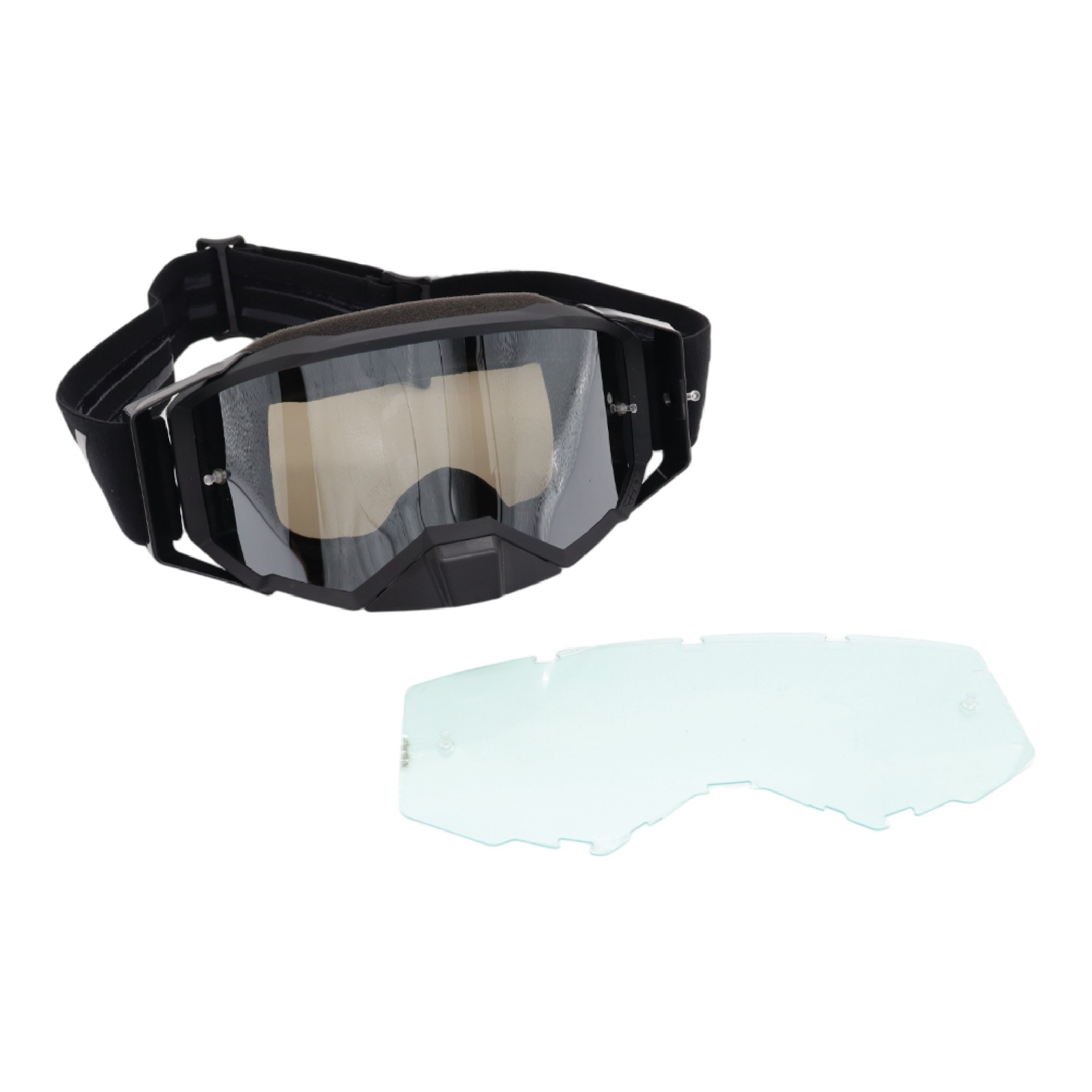 Fly Racing Zone Pro Goggles – Premium Motocross & Off-Road Goggles (Black)