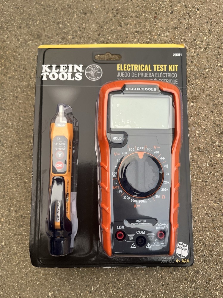 Klein Tools Digital Multimeter and Non-Contact Voltage Tester Set MM320 - 25KIT1