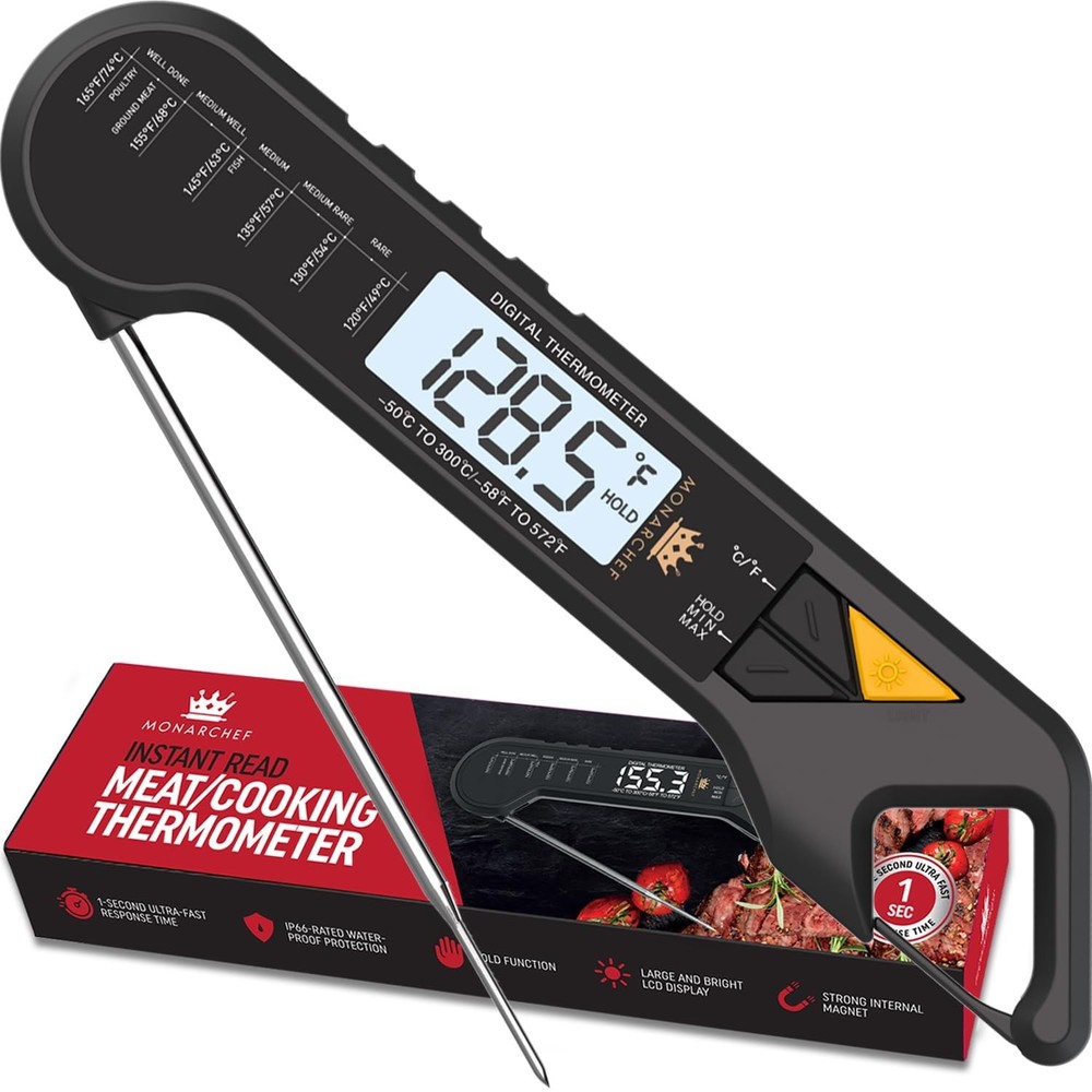 Stocking Stuffer for Men – Digital Meat Thermometer, Instant Read Digital
