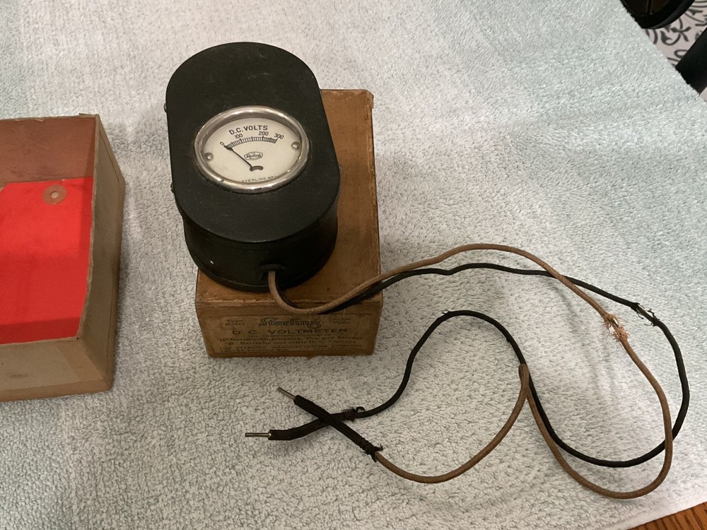 Sterling Type R-415 DC Volt Meter in Original Box