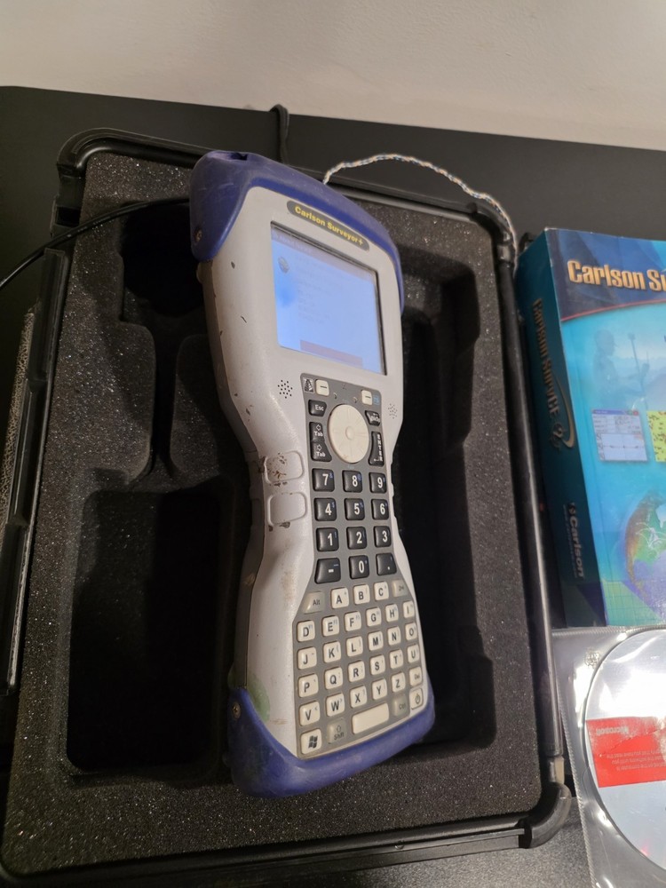 Carlson Surveyor + Data Collector W/ Case, Battery, Adapter SurvCE Enabled