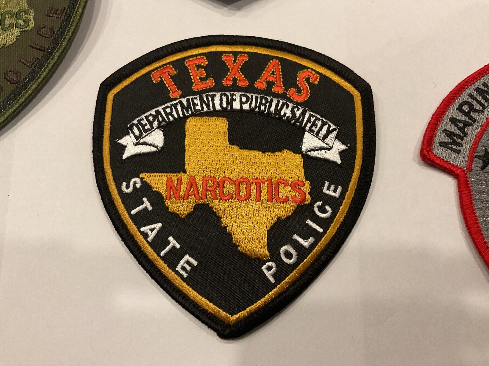 Texas State Police full size collectible patch set 5 new full size patches