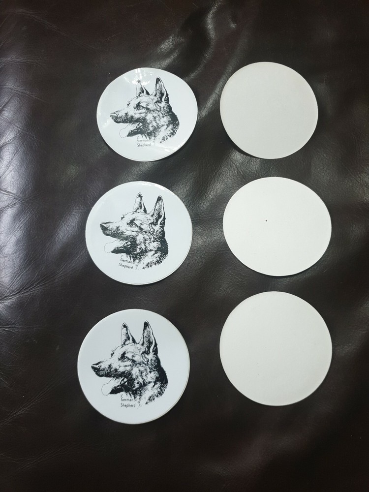 German shepherd Stickers x 6