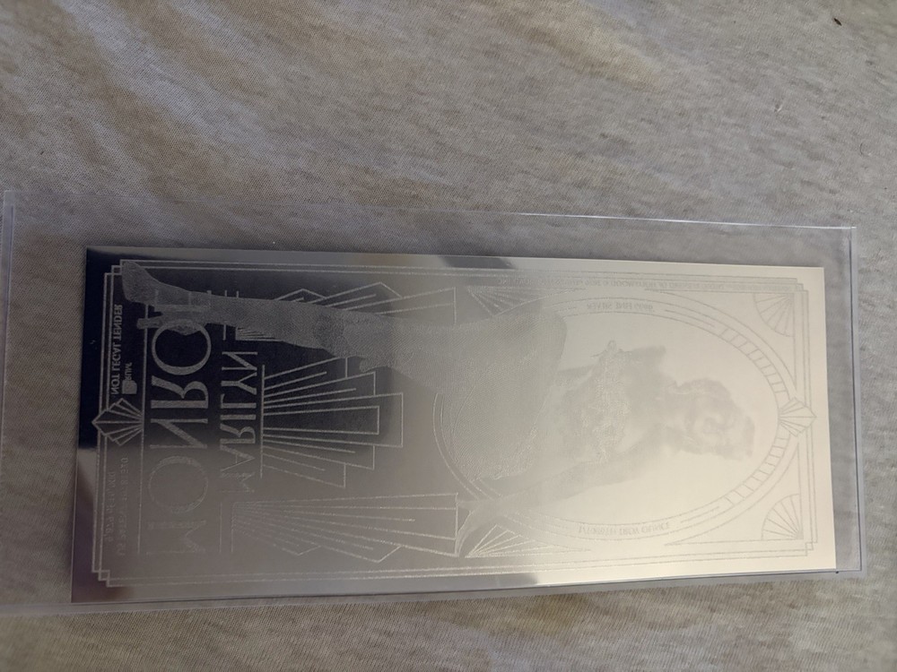 Marilyn Monroe 1/1000th oz .999 Silver Note