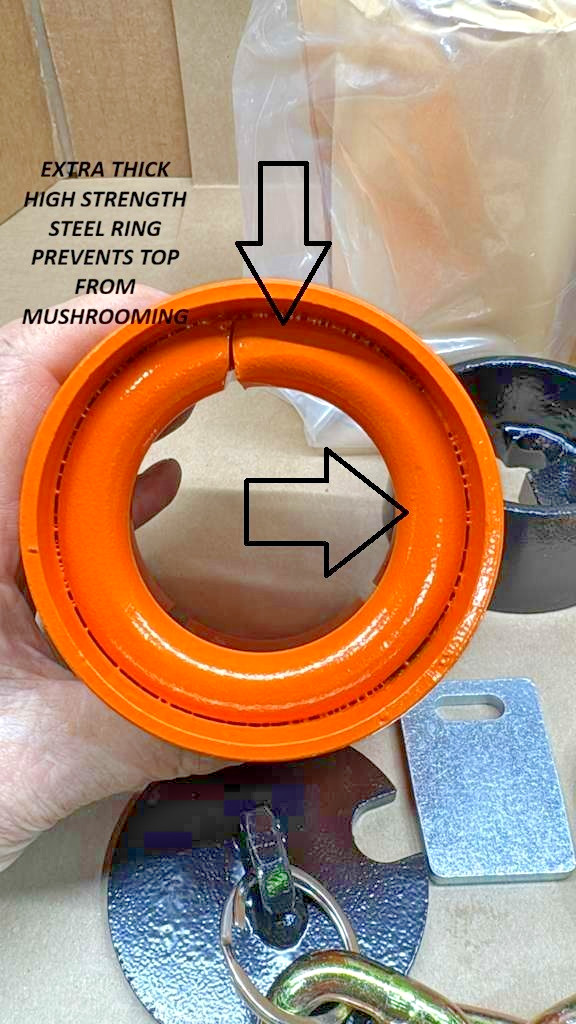 2 Floor Anchor Pot FRAME MACHINE 1 OF BEST ANCHORS REAL 10 TON HOLD HEAVY DUTY