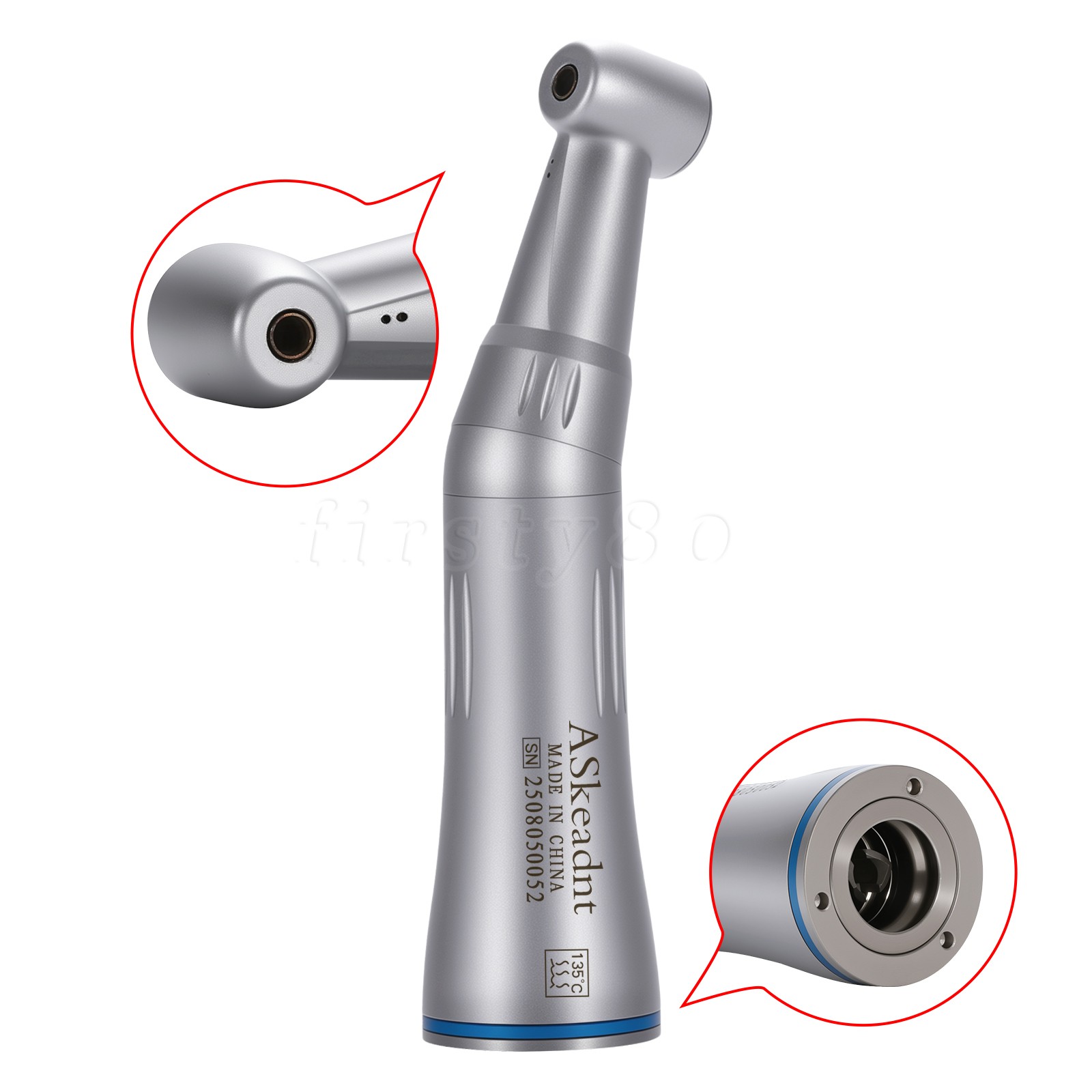 Dental Slow Low Speed Handpiece Push Contra Angle/Air Motor NSK Style 2/4 Holes