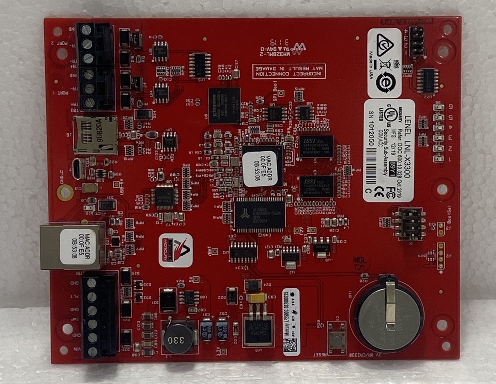 LENEL LNL-X3300 INTELLIGENT SYSTEM CONTROLLER BOARD