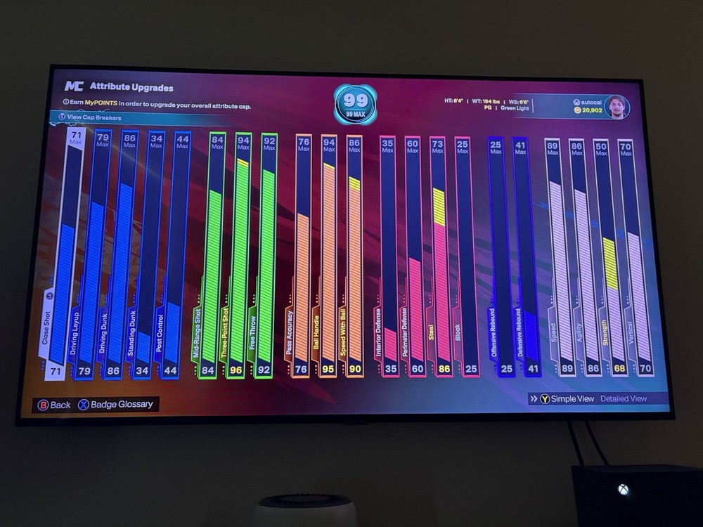 NBA 2K Xbox Account S2 Two Builds