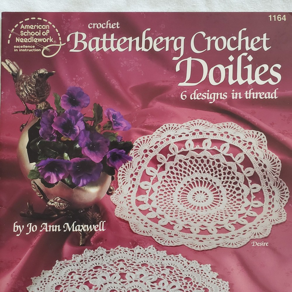 Battenberg Crochet Doilies pattern booklet