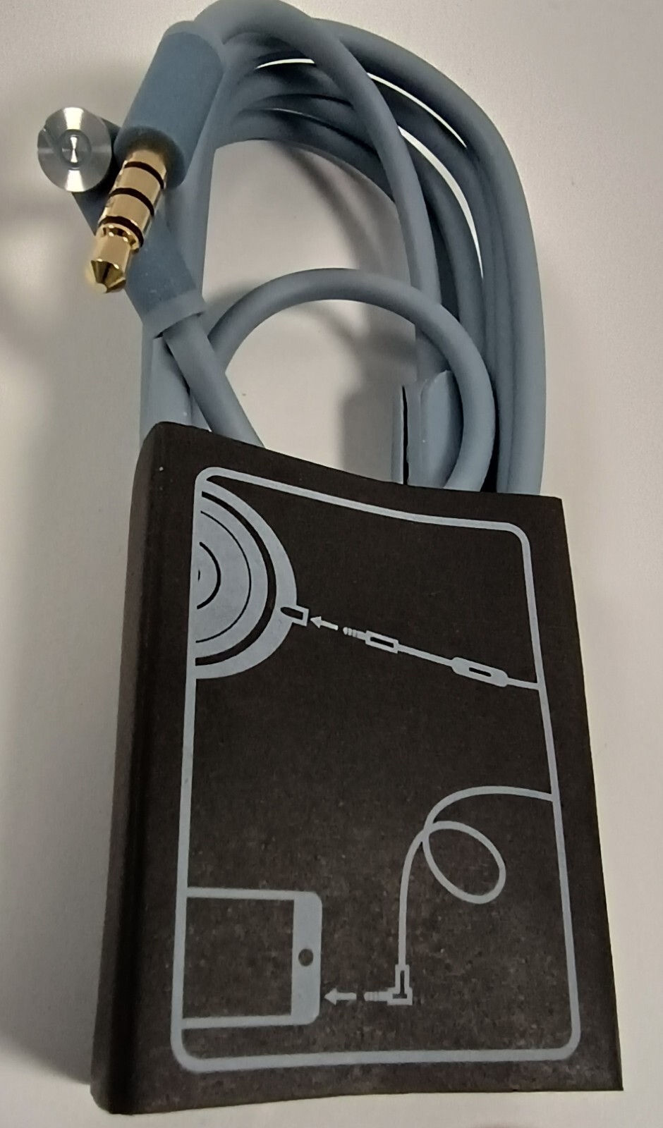 *NEW *Beats by Dre Audio AUX 3.5mm Gray Cable*848-00026-00-E *OEM *Free Shipping