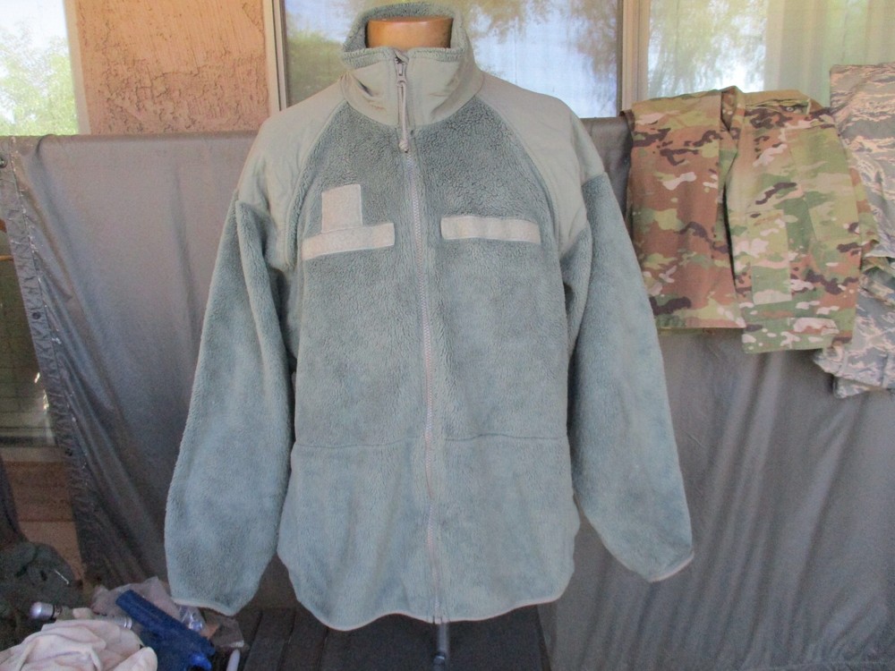 GENIII Cold Weather Fleece Jacket, GI Issue, LARGE REGULAR