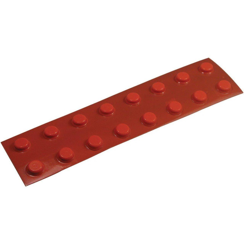 Bump Dots - SMALL FLAT TOP ORANGE BUMP DOTS (16)