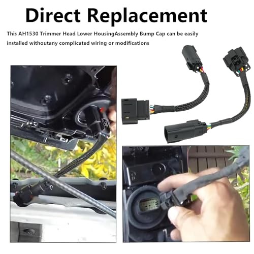 2Pcs Halogen to LED Taillight Adapter Conversion Wiring Harness Fit for Ram