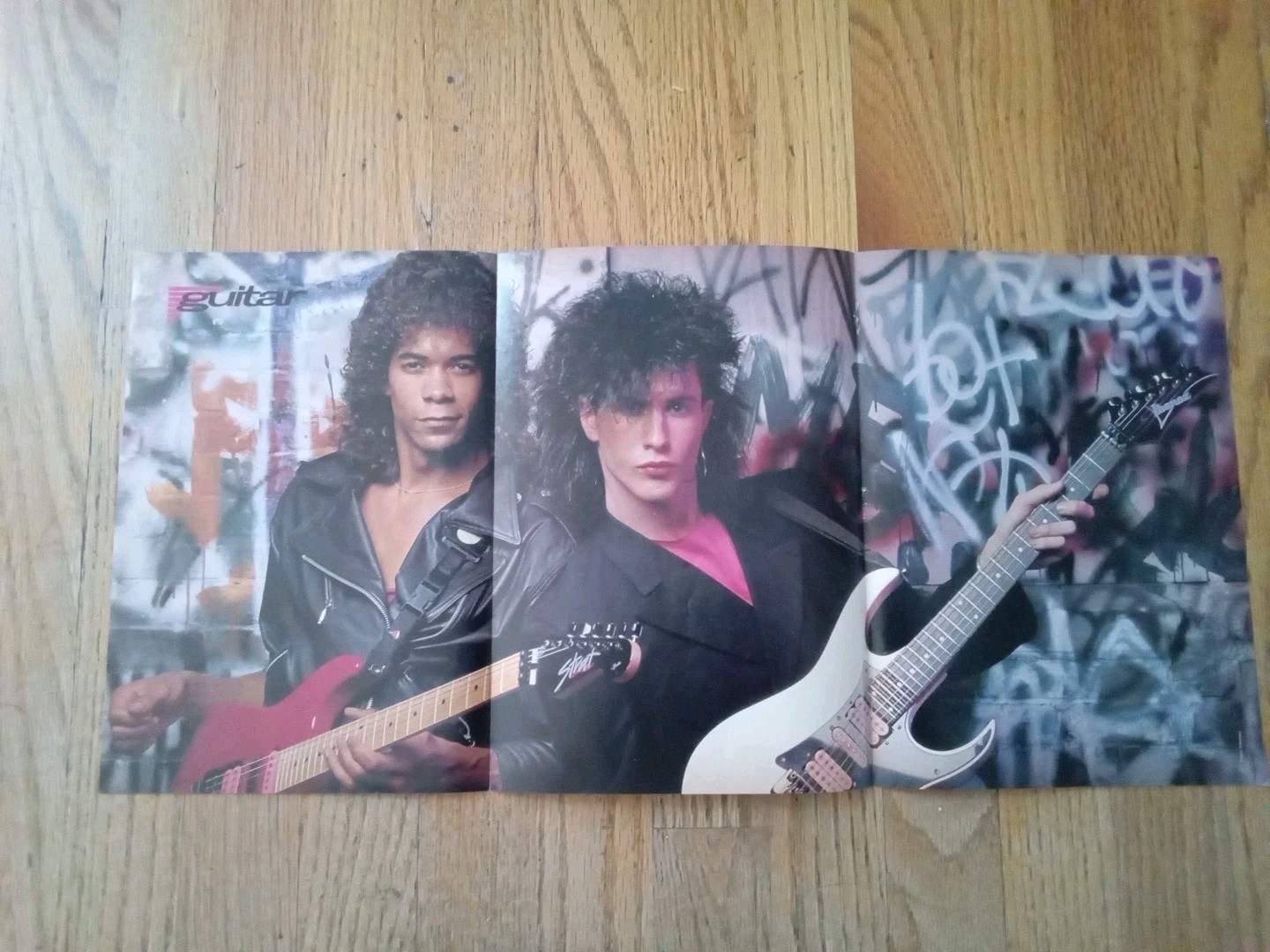 Greg Howe Howe 11 And  Blues Saraceno Guitar Poster 10 3/4 × 22 1/2