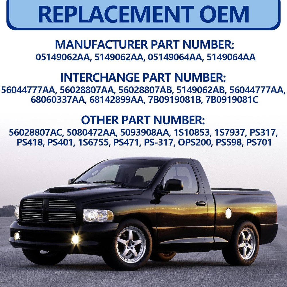 Pressure Sensor Engine Oil Pressure Sensor Sender Switch Sensor 5149062AA 051490