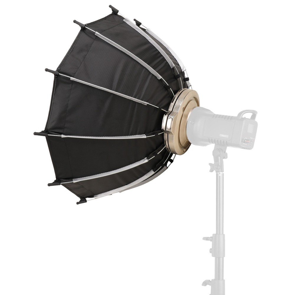 60cm/ 23.6in Quick Release Parabolic Softbox Foldable Softbox With Bowen BIVR