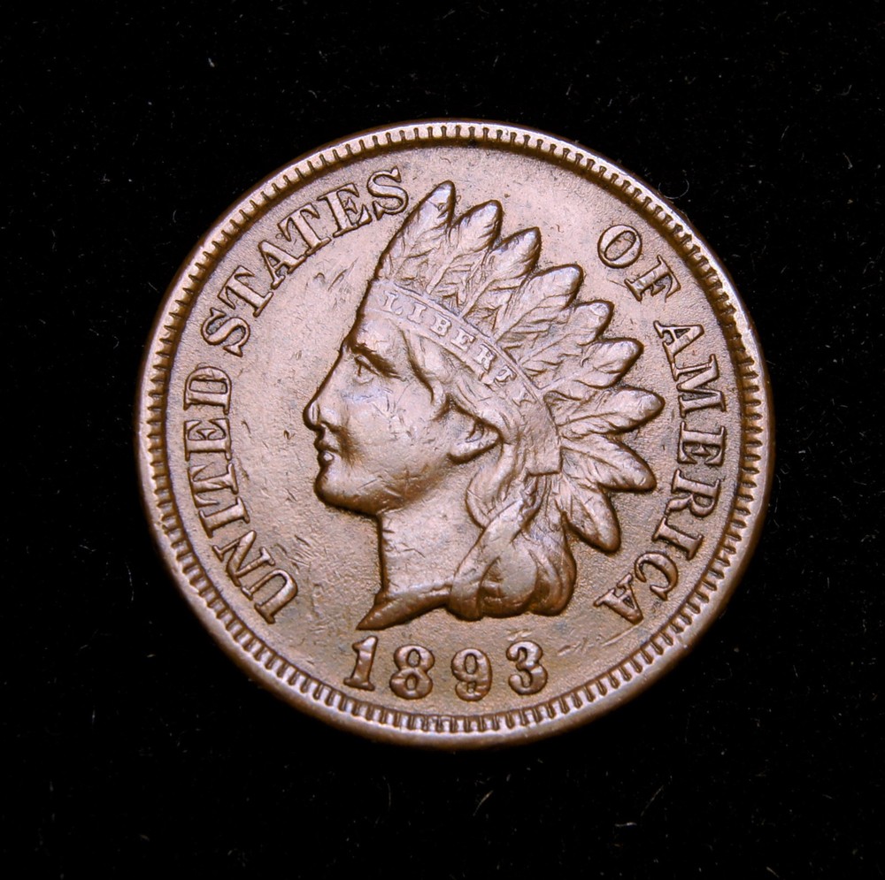 1893 Indian Head Cent  VF+