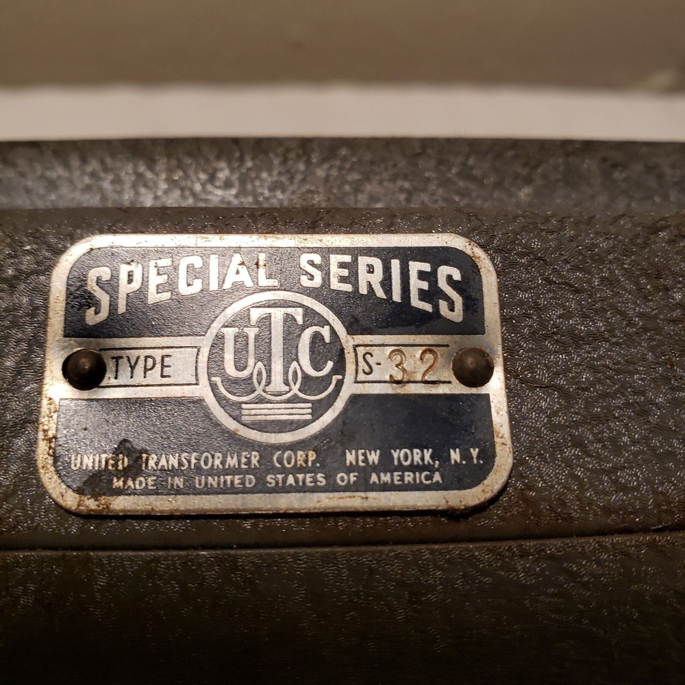 Utc S 32 S32 Choke Used S-32