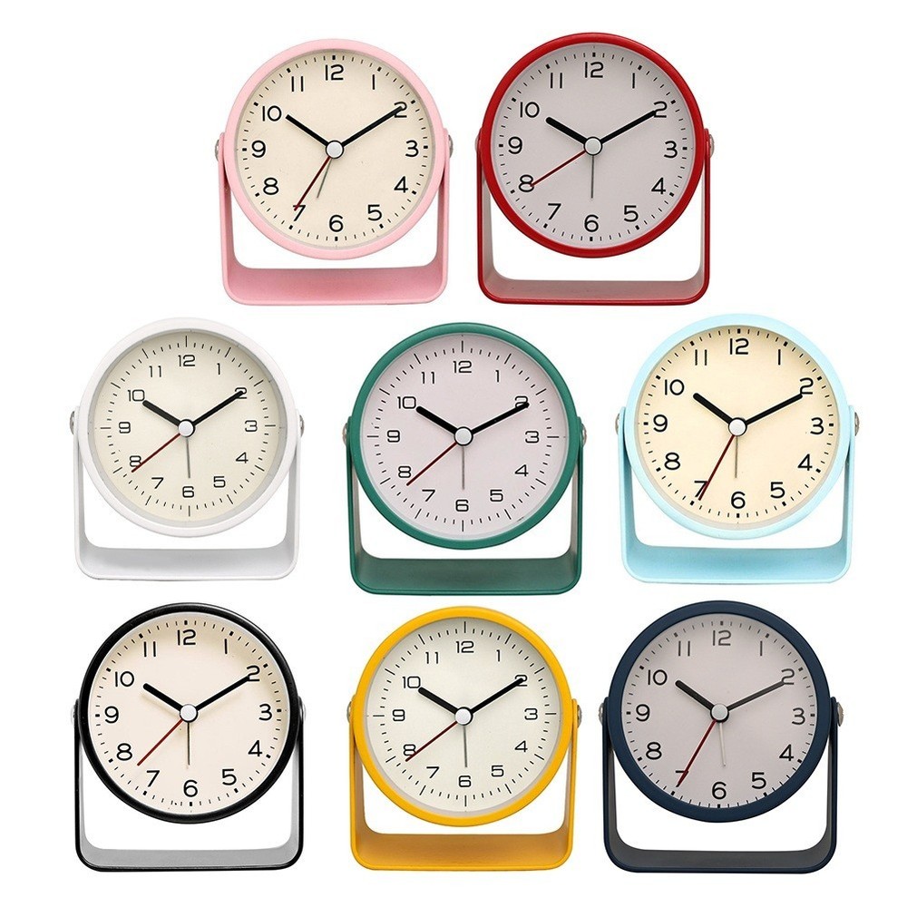 Silent alarm clock with swing motion perfect for a peaceful waking experience