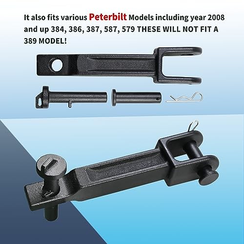 ，A20-6014 Single Tow Hook Compatible with Peterbilt/Kenworth with Pull Pin