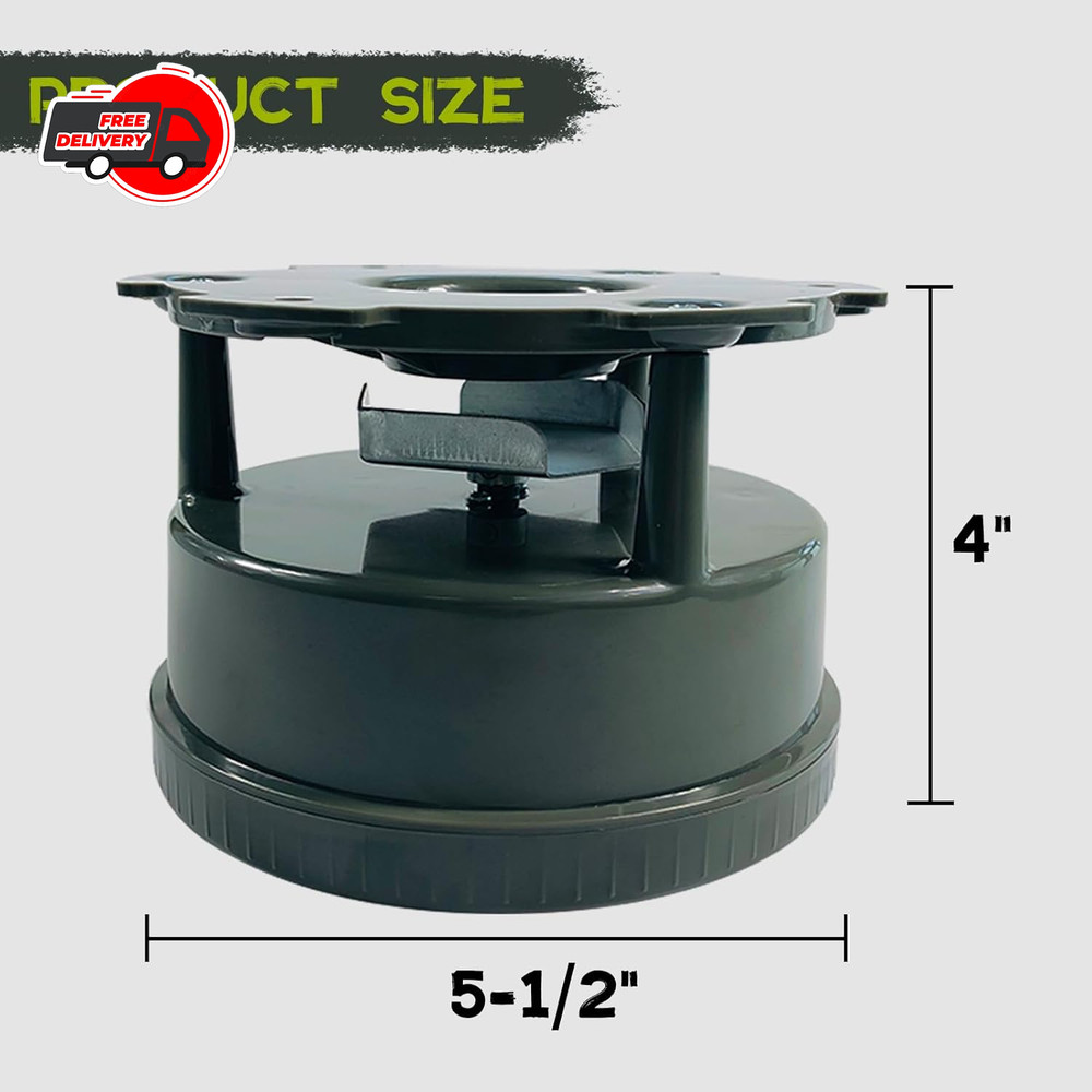 Highwild Deer Feeder Kit - Digital Timer - Metal Spin Plate - Easy Set