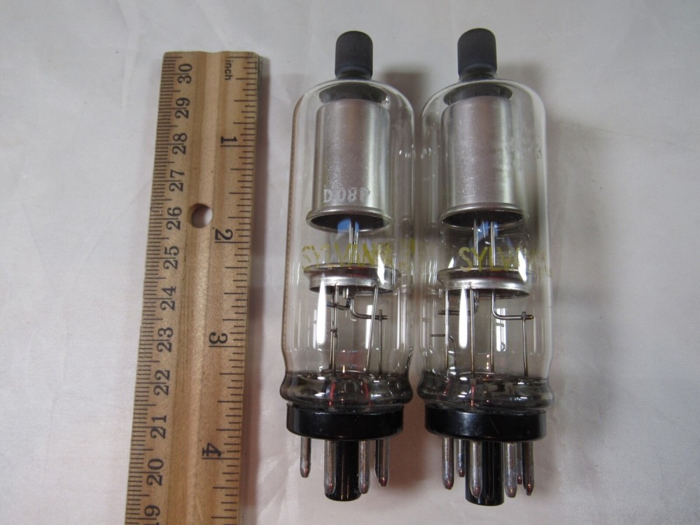 2 NOS NIB Sylvania 3CZ3 Vacuum Tubes tested