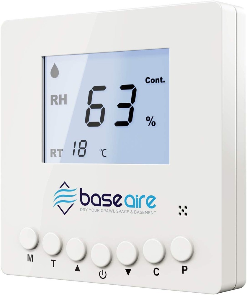 BaseAire Digital Crawlspace Dehumidifier Remote Controller Temperature AirWerx