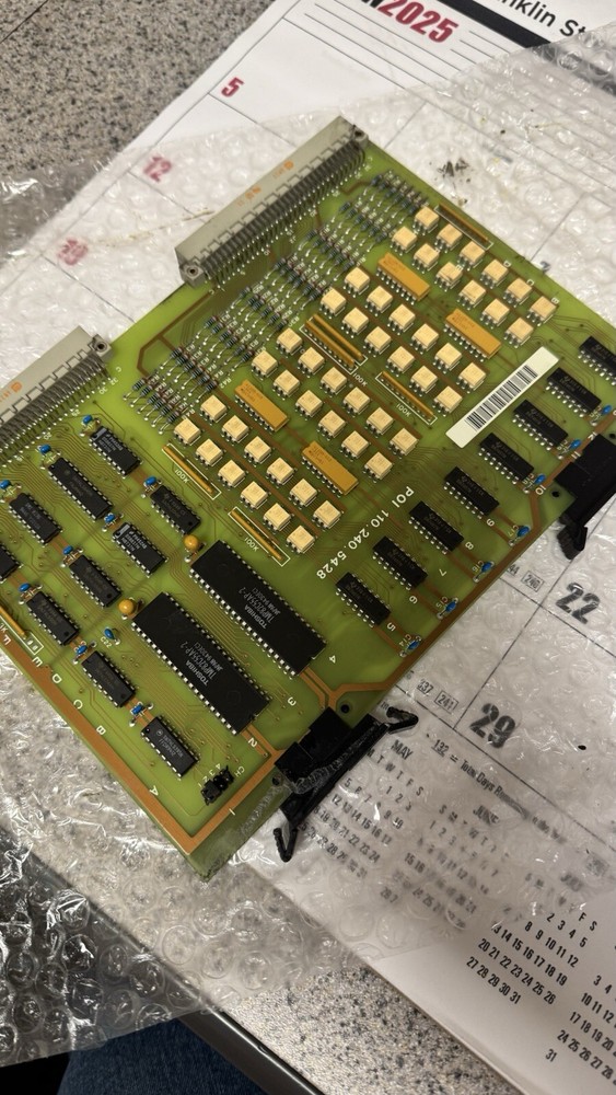 Netstal Control Cards.  Machine HP3000/1650 1995.  Machine Was Working.