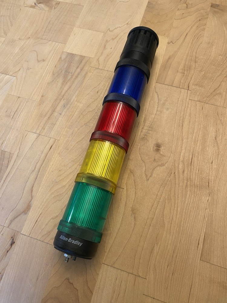 Allen-Bradley 855E Stack Light Tested See Description for Individual Components