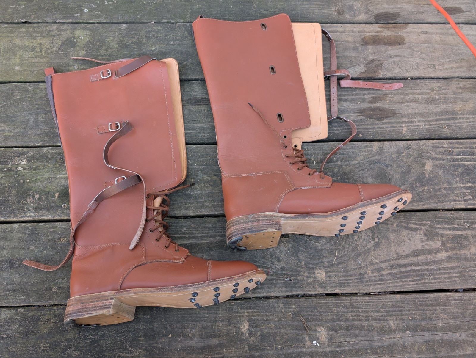 WHAT PRICE GLORY REPRO BRITISH US OFFICERS FIELD PATTERN RIDING BOOTS SIZE 11