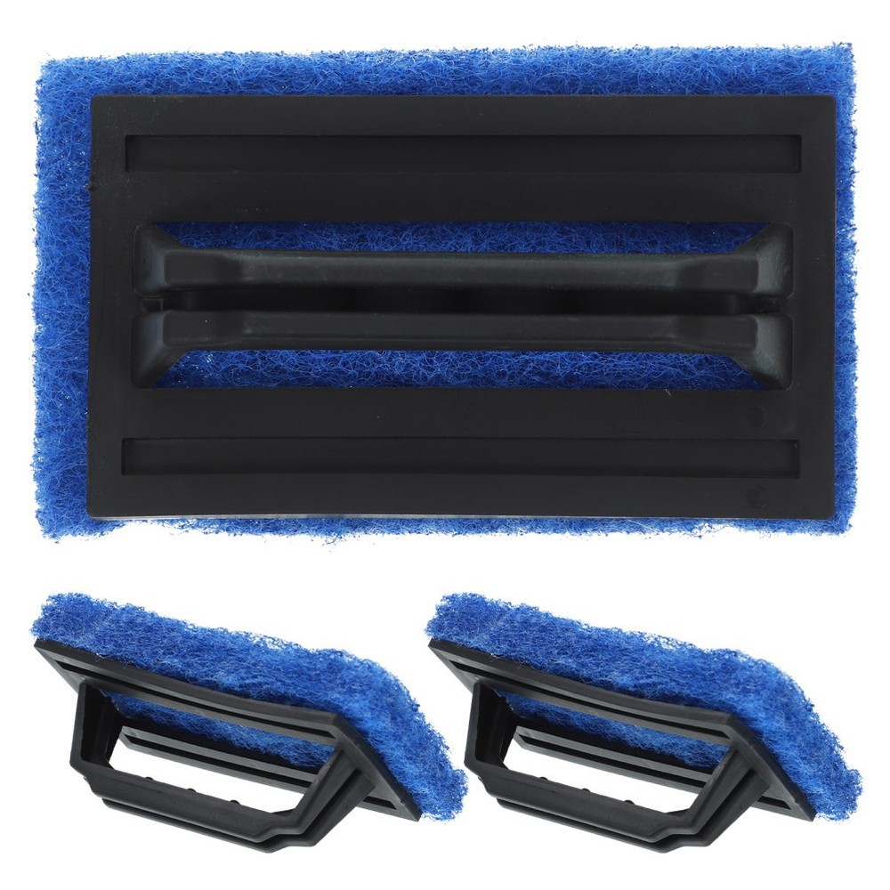 3 Pcs Cleaning Brush Ink Pad Triangular Screen Window Cleaner Remover