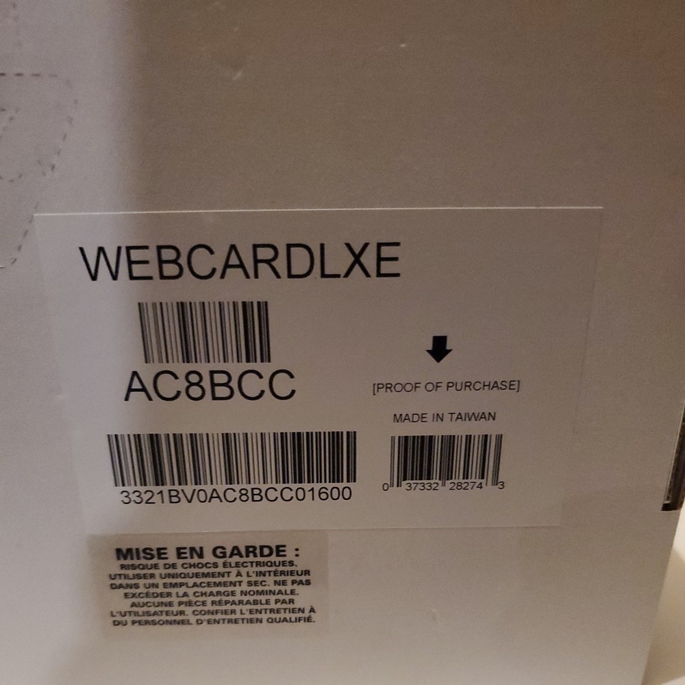 SNMP WEB MANAGEMENT ACCESSORY CARD Web Card LXE (AG-06E5)