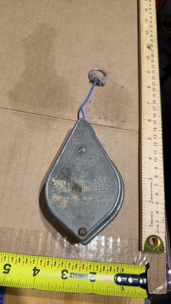 Vintage Strait-Line Chalk Line Reel