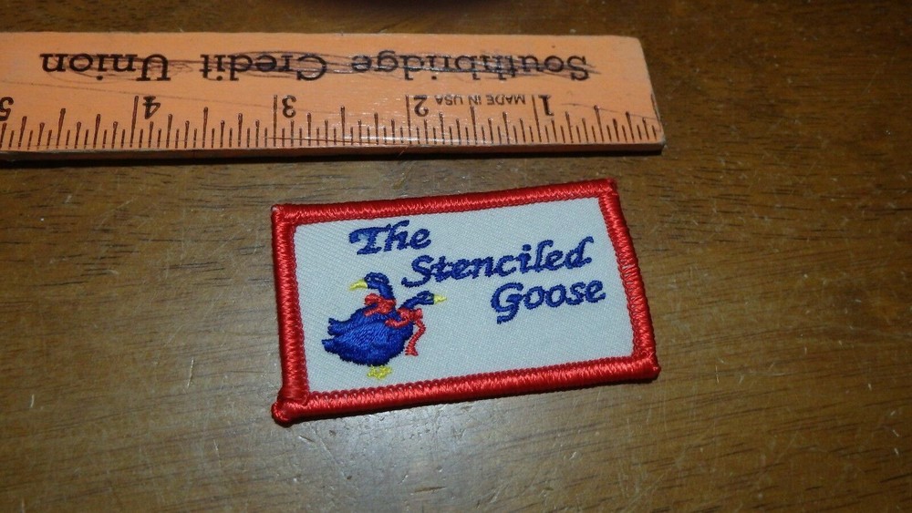 THE STENCILED GOOSE   PATCH BX 13 #1