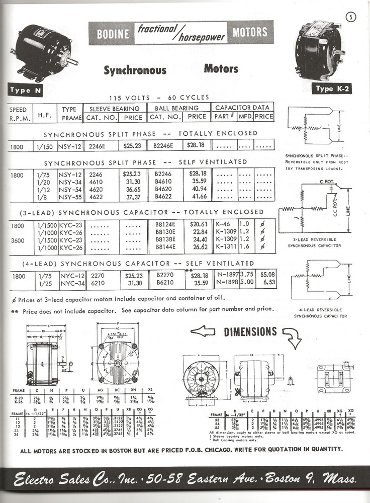 c. 1962 Electro Sales Catalog No. 62D -Electronic Rotating Devices & Components