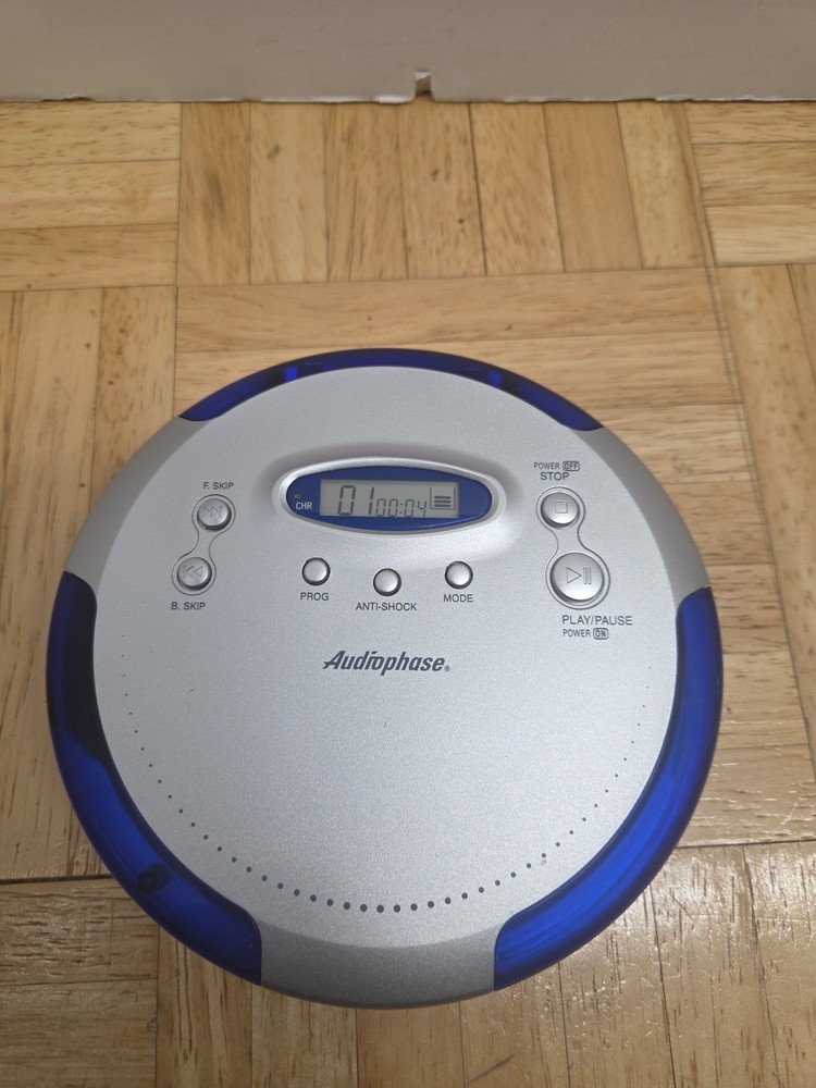 Audiophase CD315 Portable Compact Disc Player Anti-Shock /Never Skip Tech TESTED