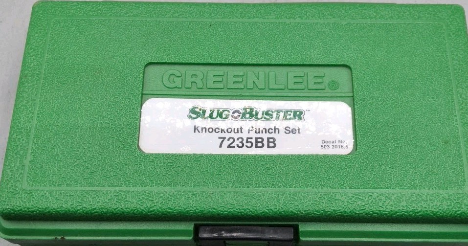Greenlee 7235BB Slug Buster Punch Set
