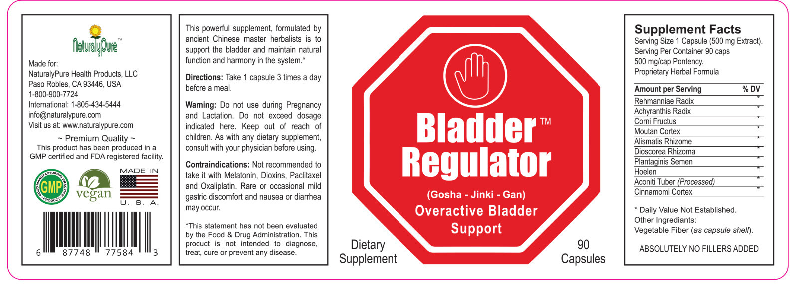 Bladder Regulator, Gosha Jinki Gan an Effective Herbal Bladder Control Support
