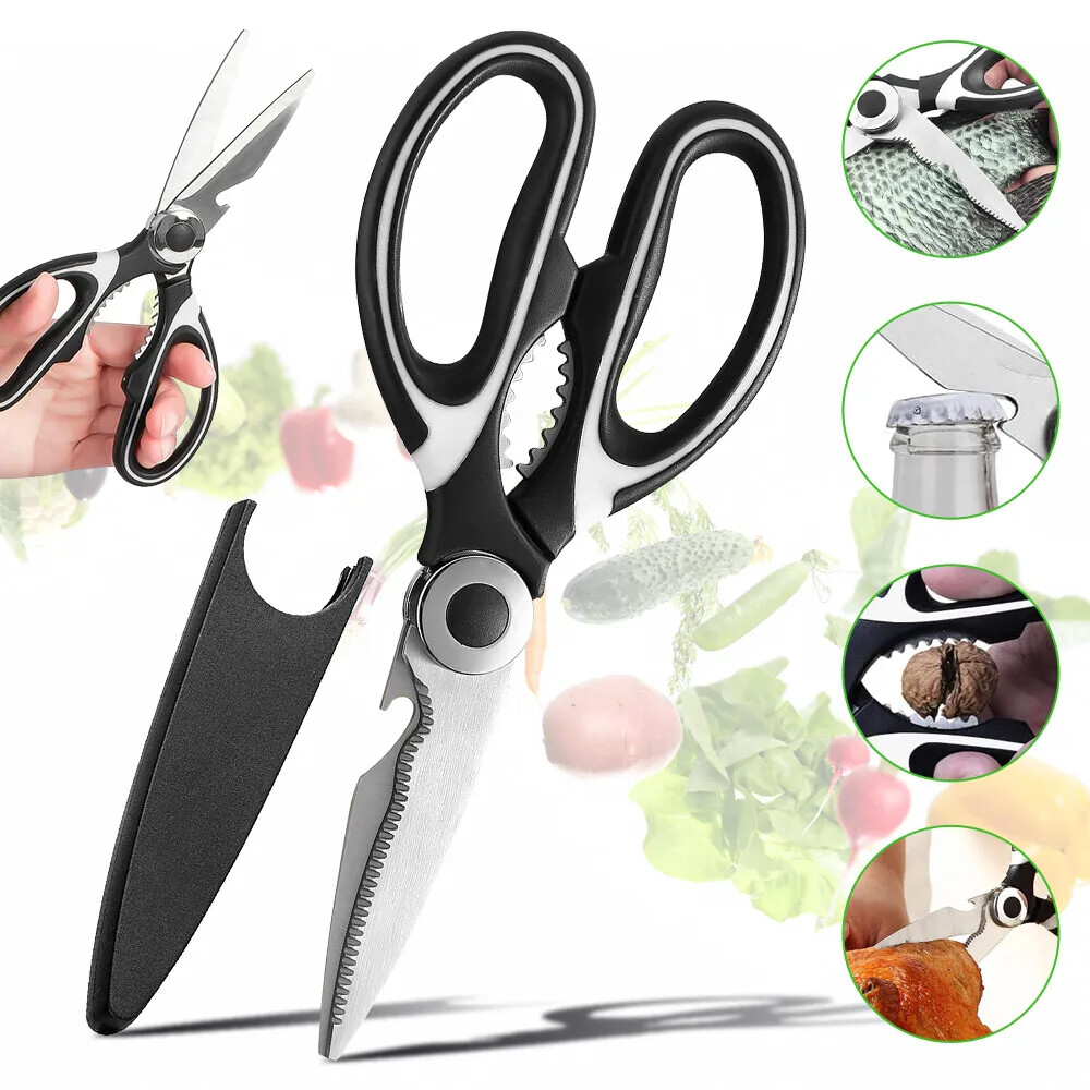 Multi -functional Kitchen Shears Heavy Duty Scissors for Meat Fish Chicken Bones