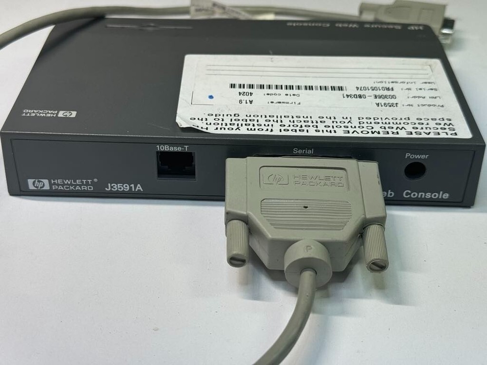 HP J3591A Secure Web Console