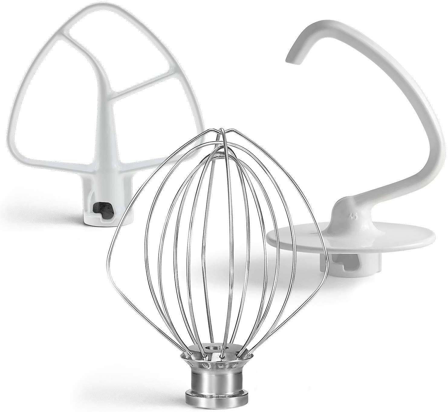 KSM150 Mixer set K45WW wire whip K45DH dough hook K45B flex edge beater 3 Pieces