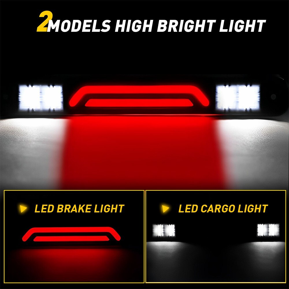 LED 3RD Brake Light For 1988-1998 Chevy GMC C/K1500 2500 Silverado Sierra Pickup