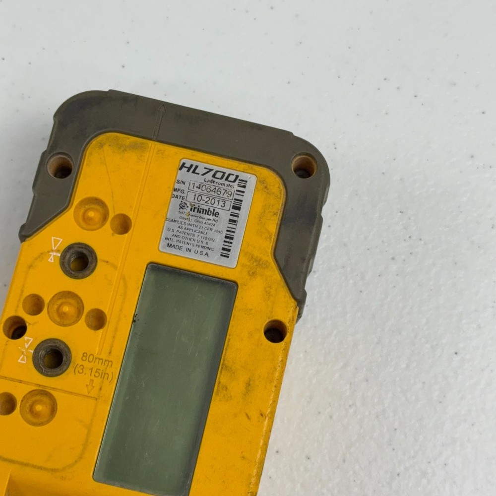 Spectra Precision HL700 Laserometer Laser Level Receiver Tested Working