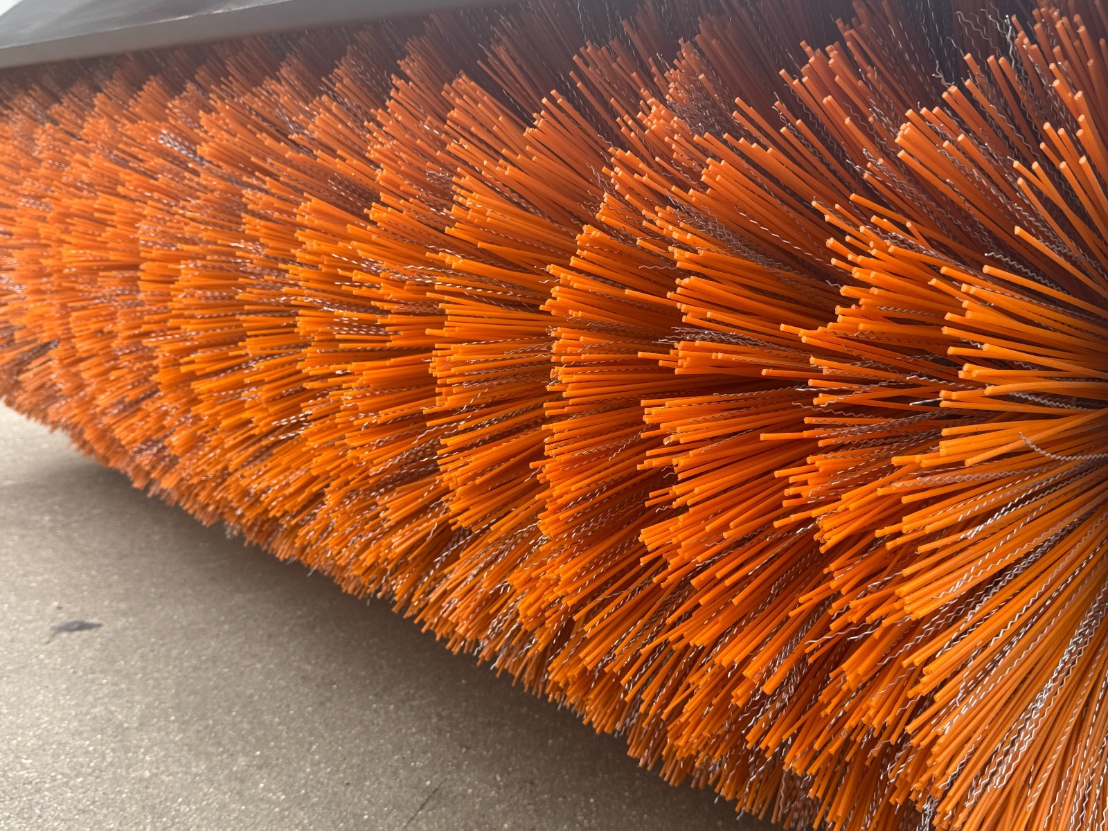 Skid Steer Angle Broom Heavy Duty Manual Sweeper Attachment 72" Poly Wire Brush