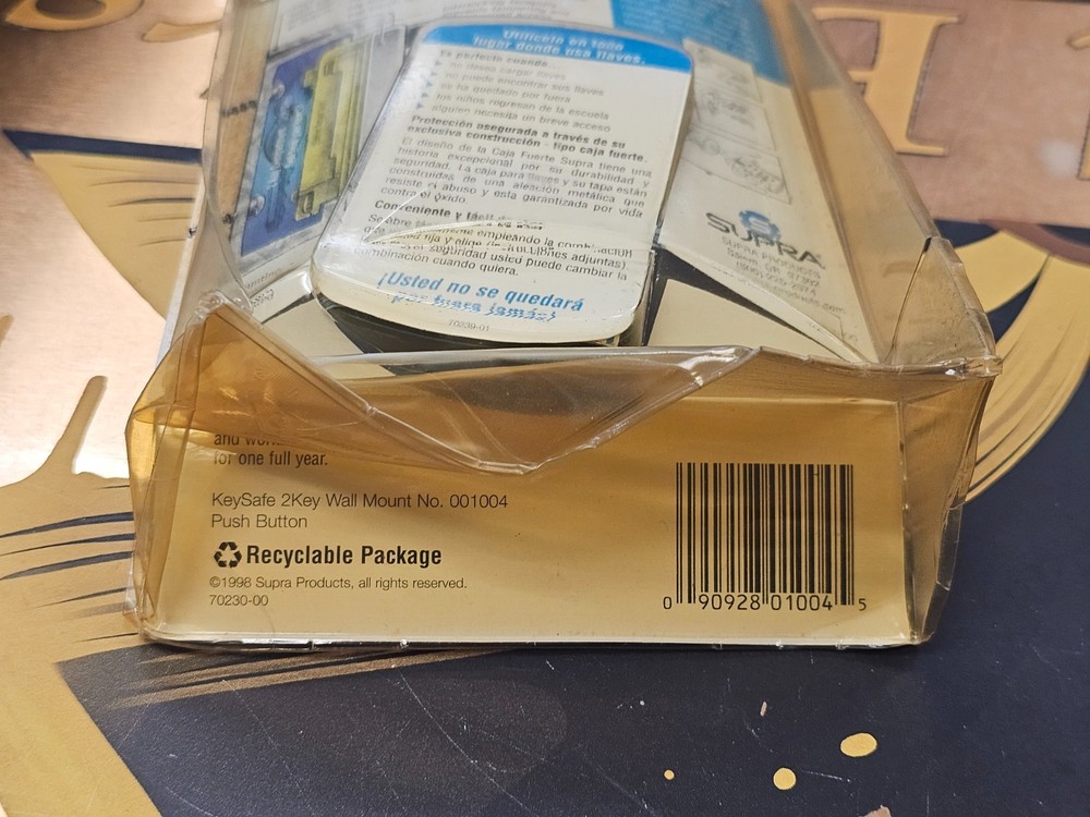 Kidde Access Point Push Button Wall Mounted Key Storage Safe Keysafe 001004 NEW