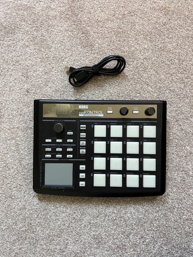 KORG padKONTROL MIDI Studio Controller KPC-1  W/ USB CABLE / No box