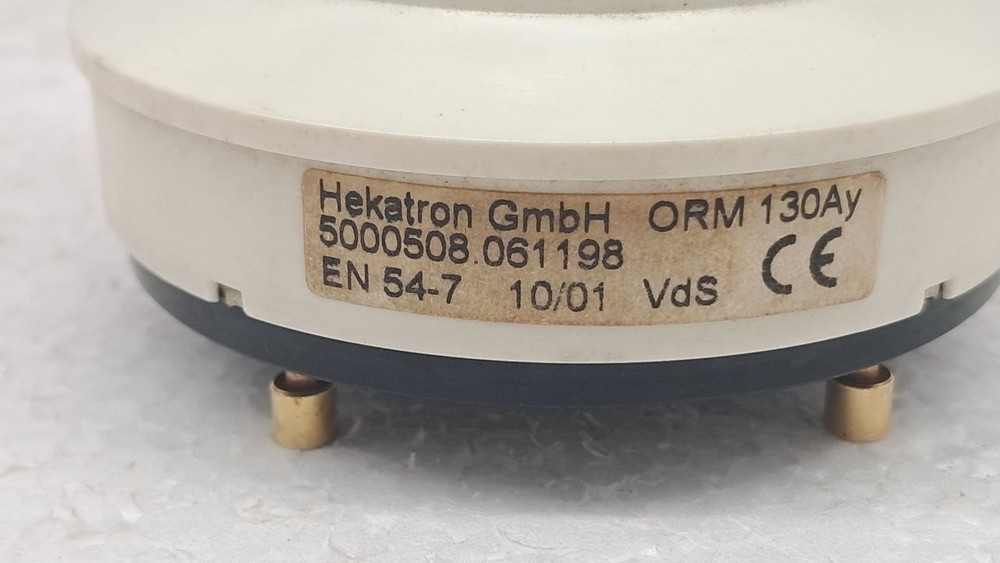 HEKATRON ORM 130AY OPTICAL SMOKE DETECTOR 5000508.160403